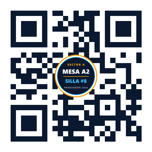 QR Mesa A2 Silla 8