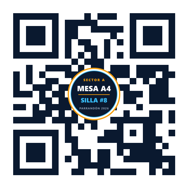 QR Mesa A4 Silla 8