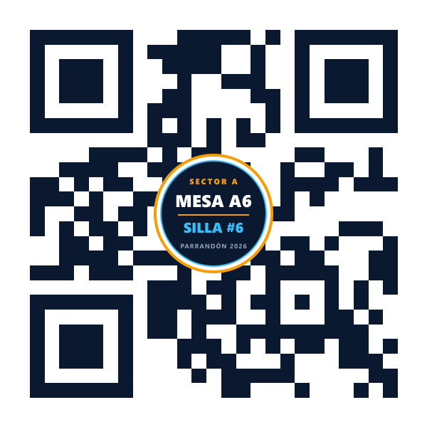 QR Mesa A6 Silla 6