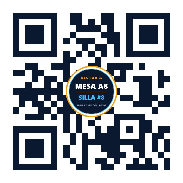 QR Mesa A8 Silla 8