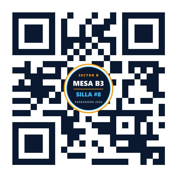 QR Mesa B3 Silla 8