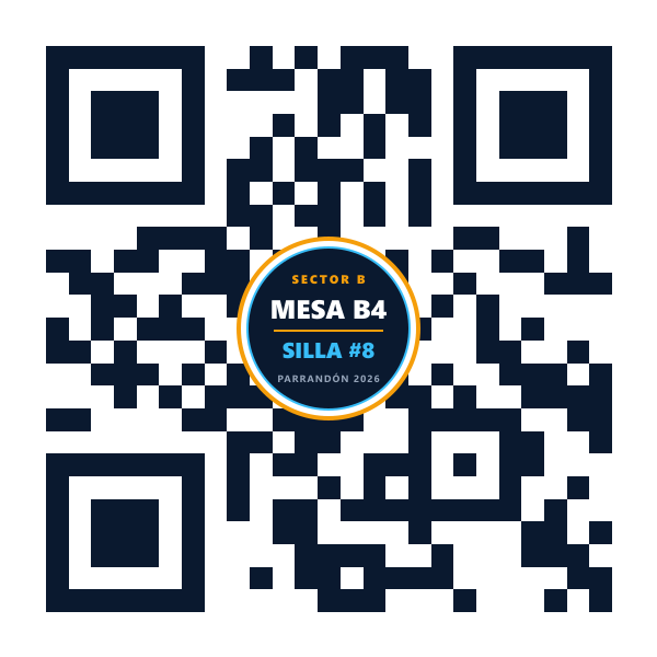 QR Mesa B4 Silla 8