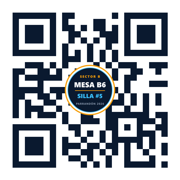 QR Mesa B6 Silla 5