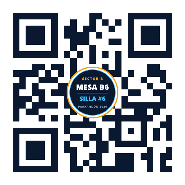 QR Mesa B6 Silla 6