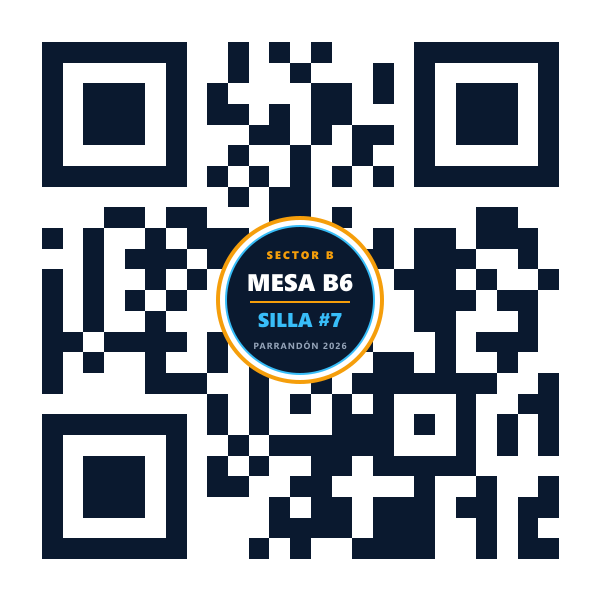 QR Mesa B6 Silla 7