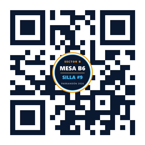 QR Mesa B6 Silla 9