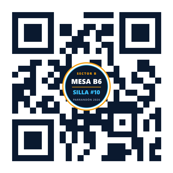 QR Mesa B6 Silla 10