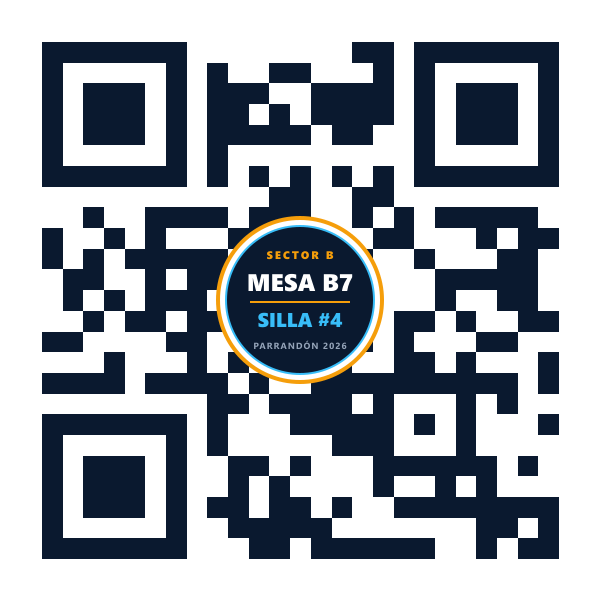 QR Mesa B7 Silla 4