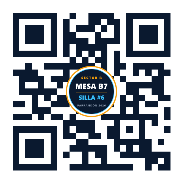 QR Mesa B7 Silla 6
