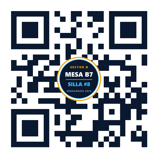 QR Mesa B7 Silla 8