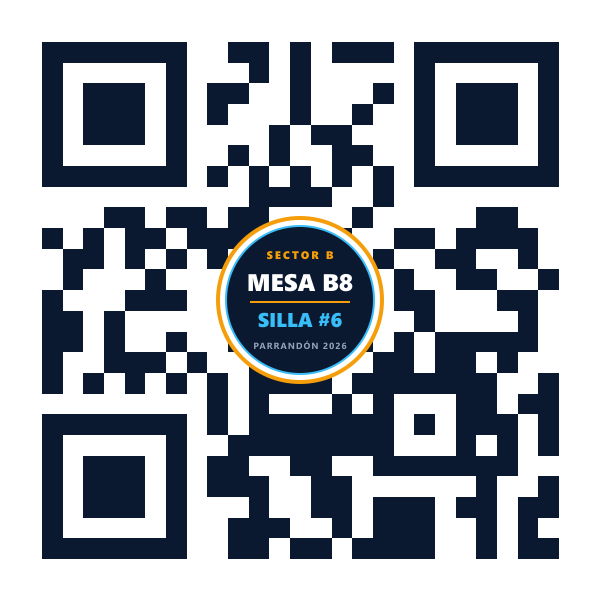 QR Mesa B8 Silla 6