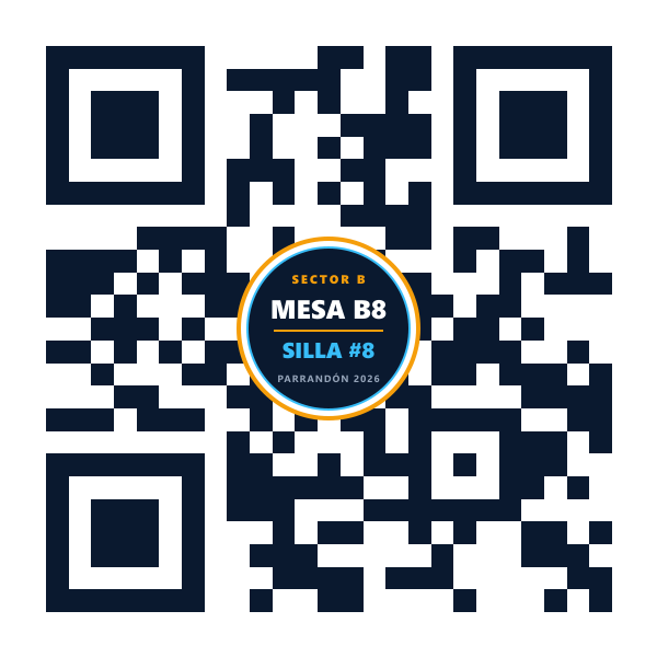 QR Mesa B8 Silla 8