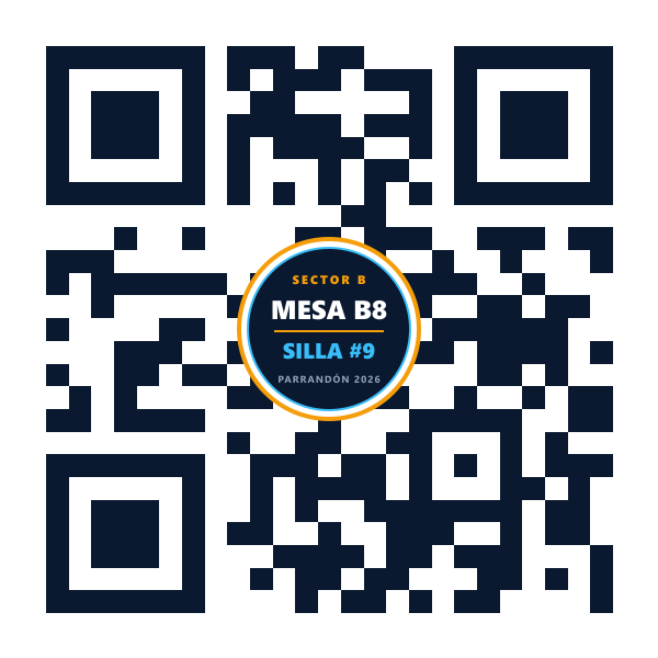 QR Mesa B8 Silla 9