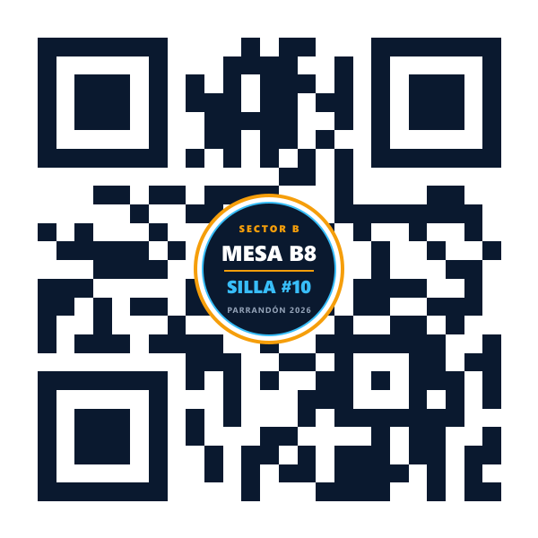 QR Mesa B8 Silla 10
