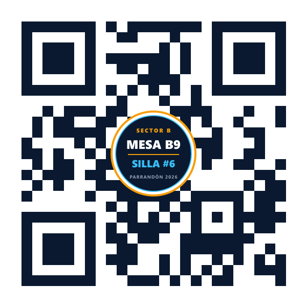 QR Mesa B9 Silla 6