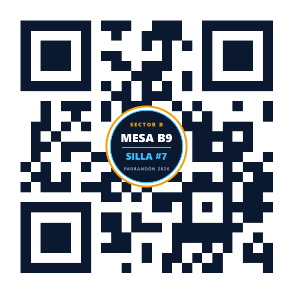 QR Mesa B9 Silla 7