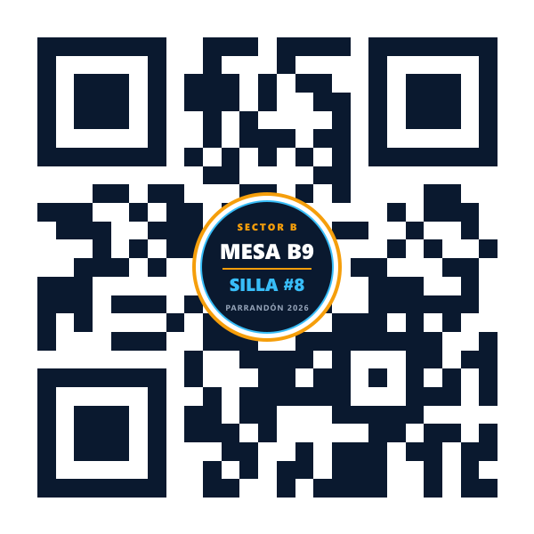 QR Mesa B9 Silla 8