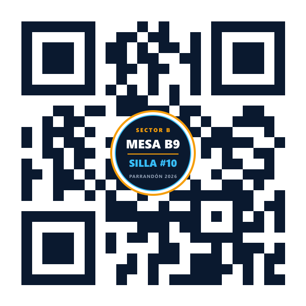 QR Mesa B9 Silla 10