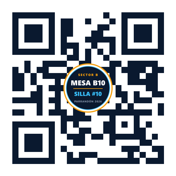 QR Mesa B10 Silla 10
