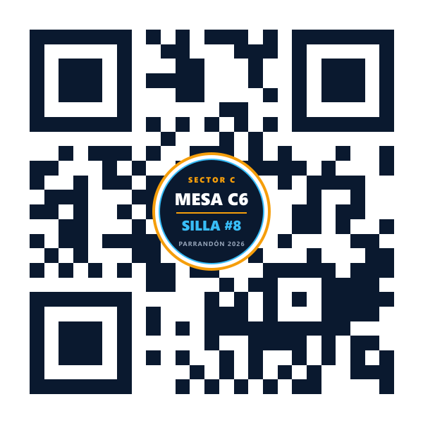 QR Mesa C6 Silla 8
