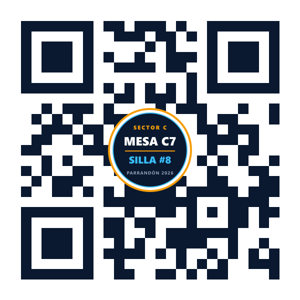 QR Mesa C7 Silla 8