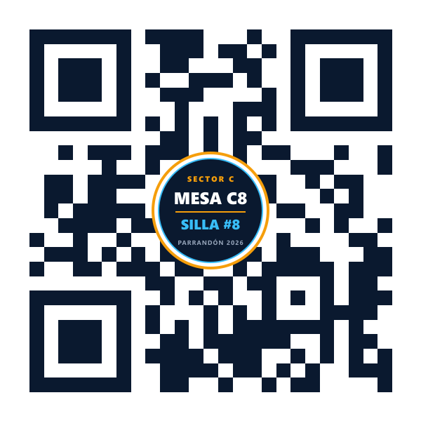 QR Mesa C8 Silla 8