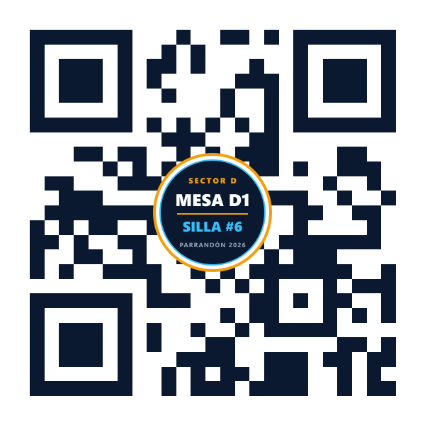 QR Mesa D1 Silla 6