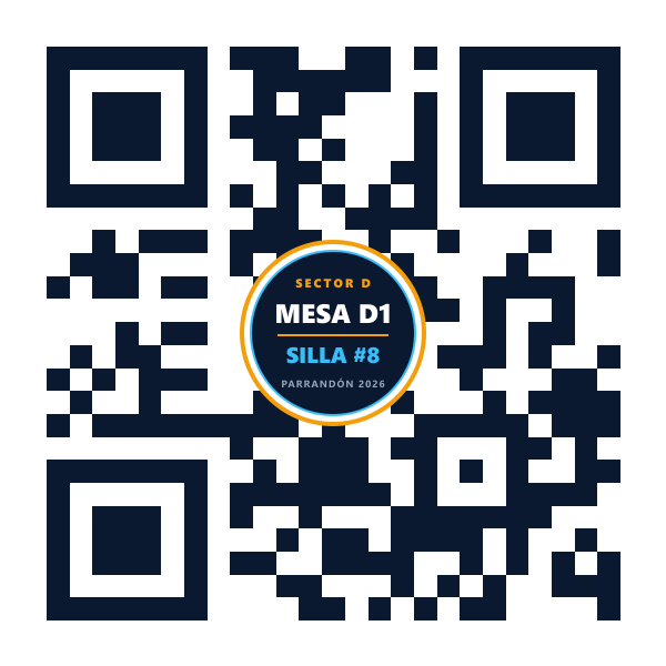 QR Mesa D1 Silla 8