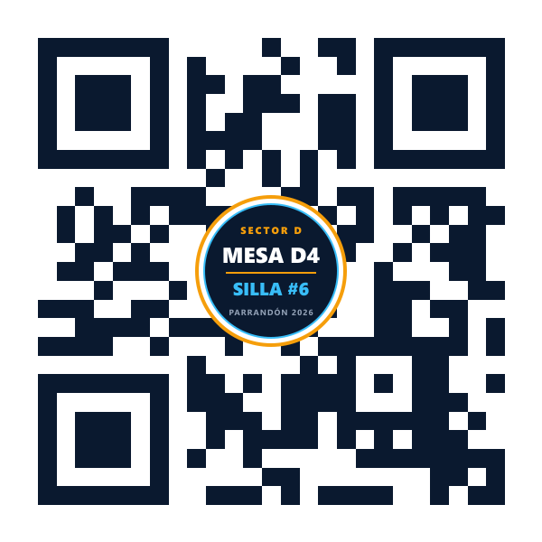QR Mesa D4 Silla 6