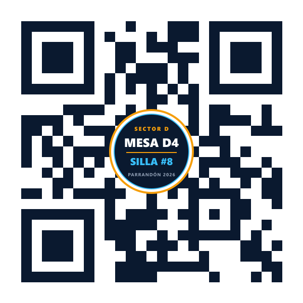 QR Mesa D4 Silla 8