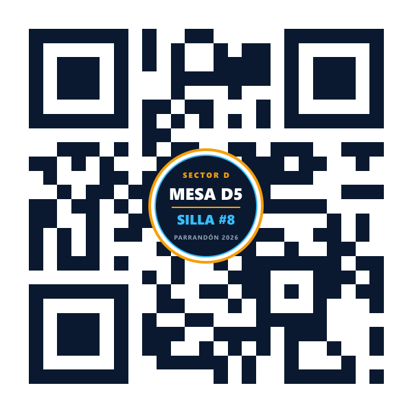 QR Mesa D5 Silla 8