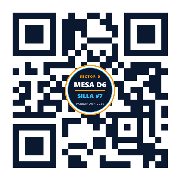 QR Mesa D6 Silla 7