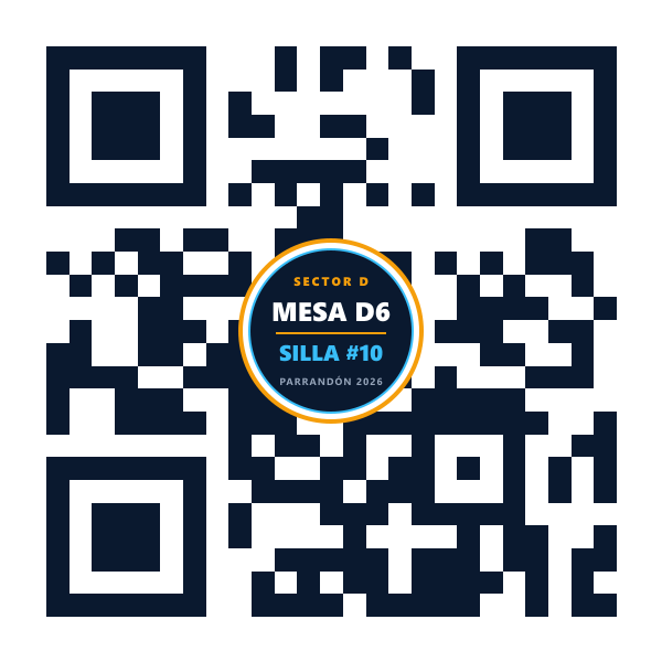 QR Mesa D6 Silla 10