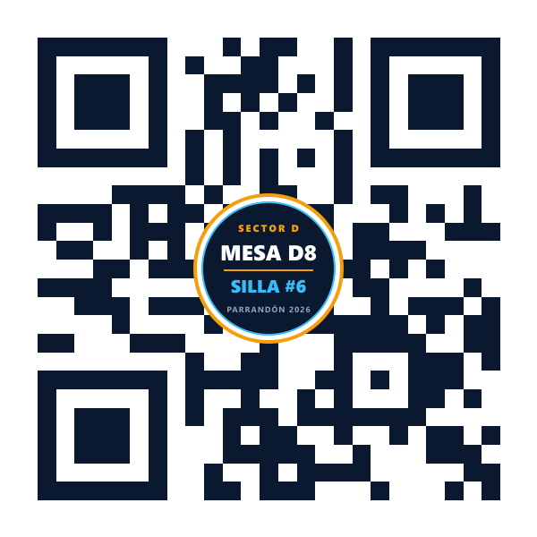 QR Mesa D8 Silla 6