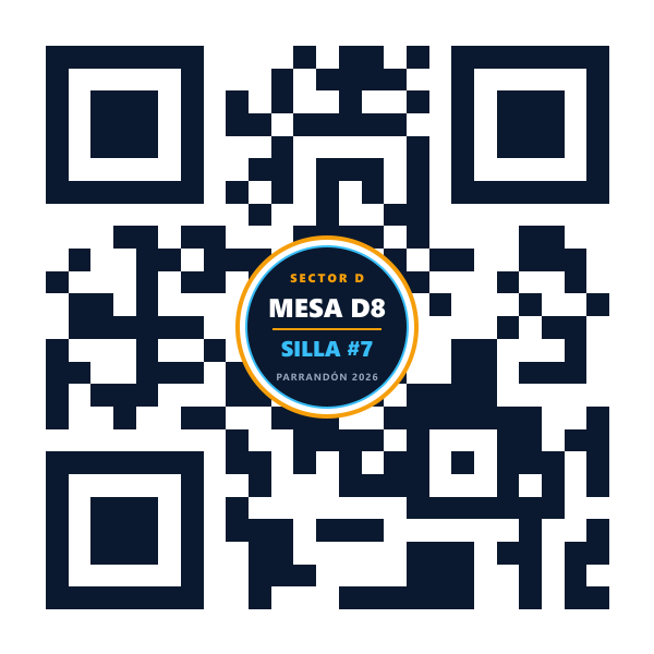 QR Mesa D8 Silla 7