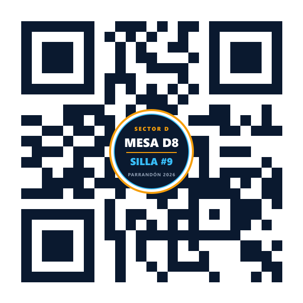 QR Mesa D8 Silla 9