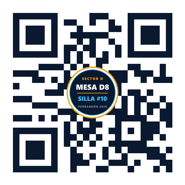 QR Mesa D8 Silla 10