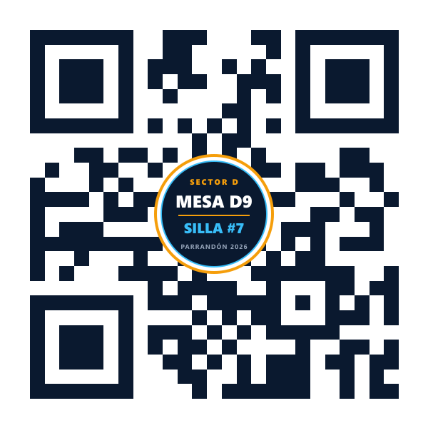 QR Mesa D9 Silla 7