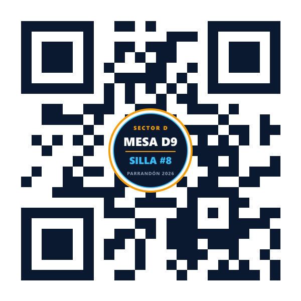 QR Mesa D9 Silla 8