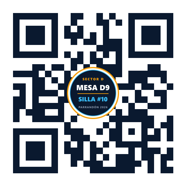 QR Mesa D9 Silla 10
