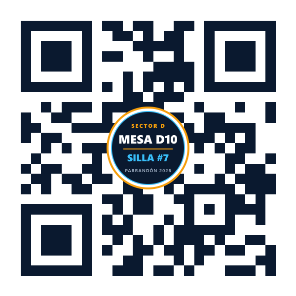 QR Mesa D10 Silla 7
