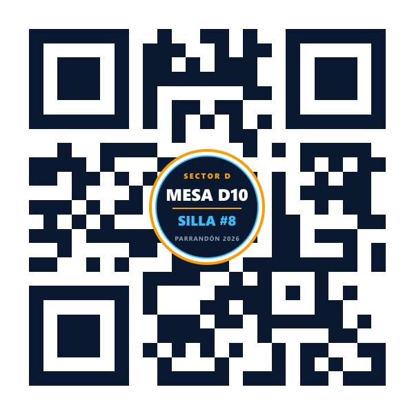 QR Mesa D10 Silla 8
