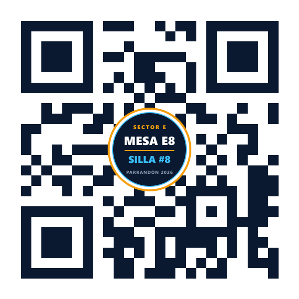 QR Mesa E8 Silla 8