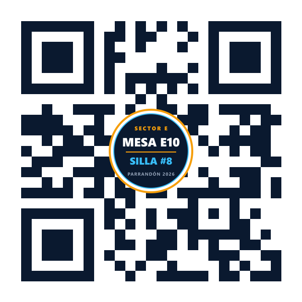 QR Mesa E10 Silla 8